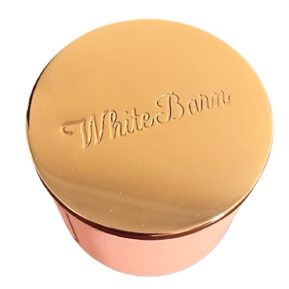 🆕- White Barn- 3- Wick Champagne Toast Blush Candle Jar with Gold Lid - Picture 2 of 9